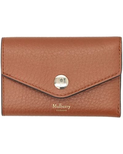 Mulberry Folded Multi-Card Wallet - Brown