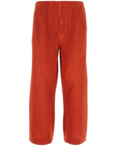 Homme Plissé Issey Miyake Homme Plisse' Issey Miyake Trousers - Red