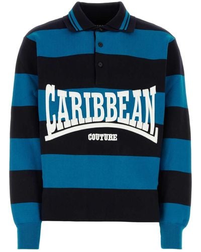 BOTTER Two-Tone Cotton Sweatshirt - Blue