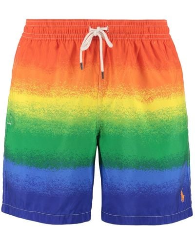 Polo Ralph Lauren Printed Swim Shorts - Multicolor