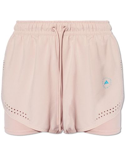 adidas By Stella McCartney Shorts With Logo - Pink