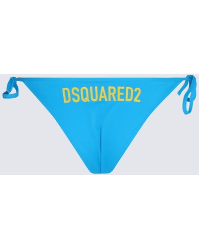 DSquared² Blue Bikini Bottoms
