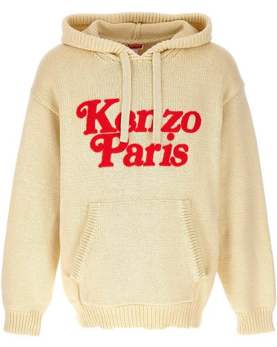 KENZO ' By Verdy' Hooded Sweater - White