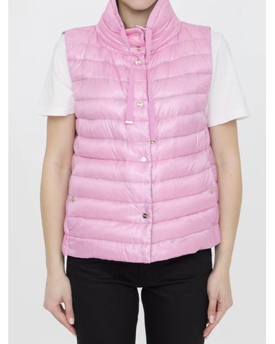 Herno Reversible Vest - Pink