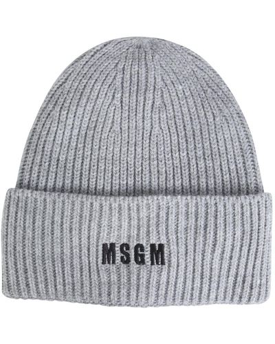 MSGM Acrylic Hat - Gray