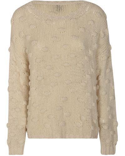 F Cashmere Polpo Sweater - Natural