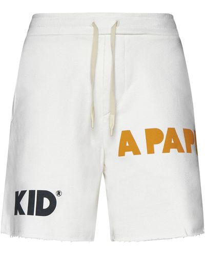 A PAPER KID Shorts - White