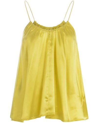 Forte Forte Strong Top In Viscose - Yellow