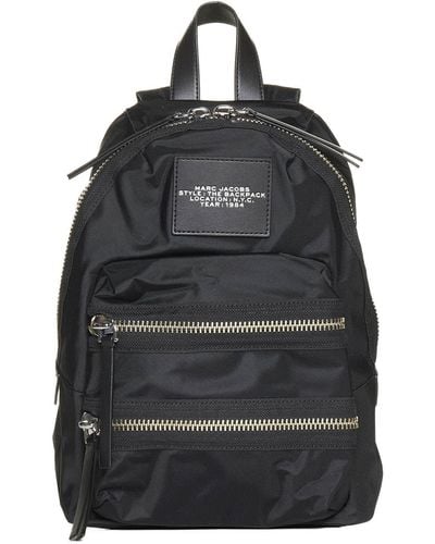 Marc Jacobs The Medium Nylon Backpack - Black