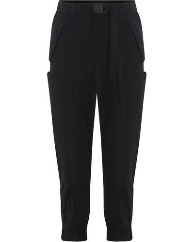 Y-3 Trousers Made Of Nylon - Black