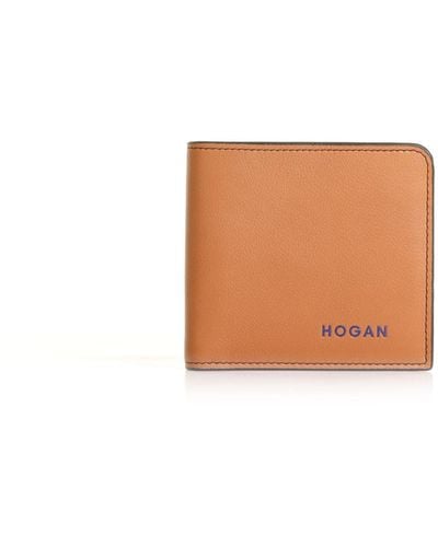 Hogan Leather Wallet With Logo - White