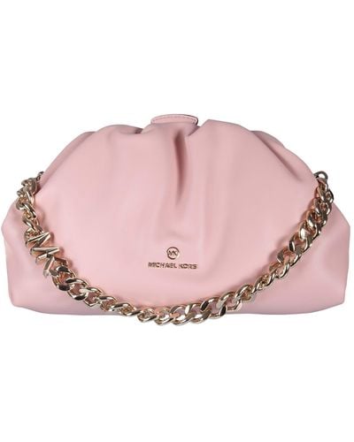 MICHAEL Michael Kors Nola Chained Small Clutch Bag - Pink