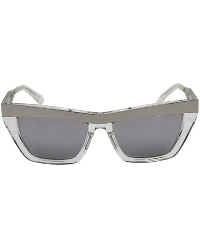 Bottega Veneta Squared Sunglasses - Grey