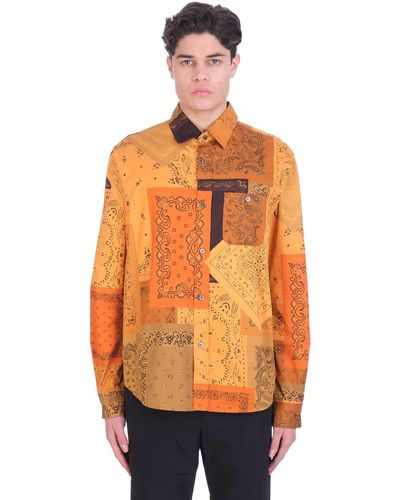 KENZO Shirt In Cotton - Orange