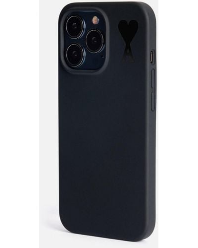 Ami Paris Iphone 14 Pro Case - Blue