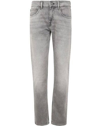 7 For All Mankind The Straight Growth Jeans Clothing - Gray