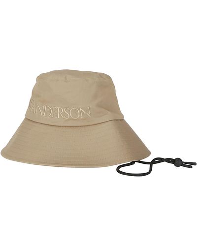 JW Anderson Logo Shade Hat - Natural