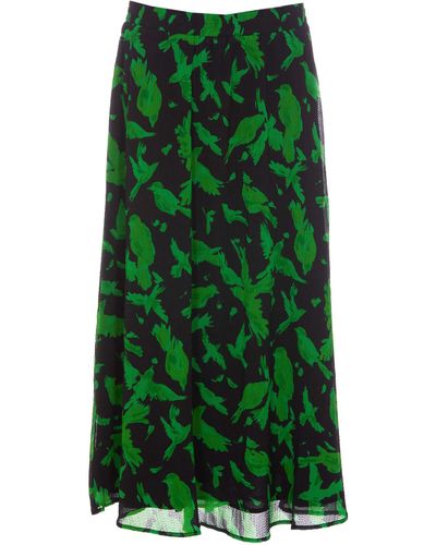 Essentiel Antwerp Midi Skirt - Green