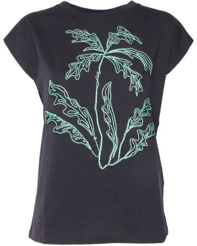 Ermanno Scervino T-Shirt With Print - Blue