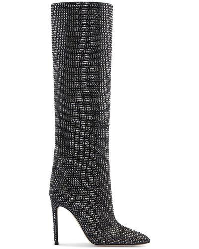 Paris Texas Anthracite Holly Boots - Black