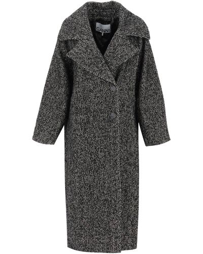 Ganni wool coat sale Clearance