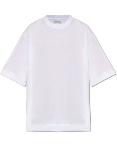 Dries Van Noten Cotton T-Shirt - White