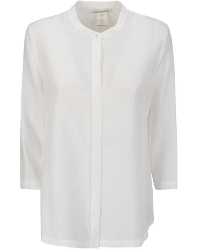 Stefano Mortari Korean Linen Shirt M/L - White