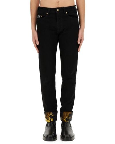 Versace Jeans With Print - Black