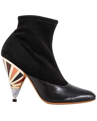 Givenchy Bottine 10 Suede Boots - Black