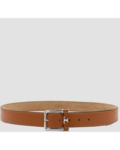 Tod's Leather Belt - Brown