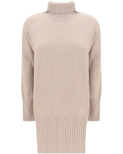 Malo Turtleneck Sweater - White