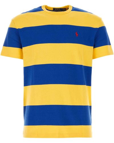 Polo Ralph Lauren Embroidered Cotton Sweater - Yellow