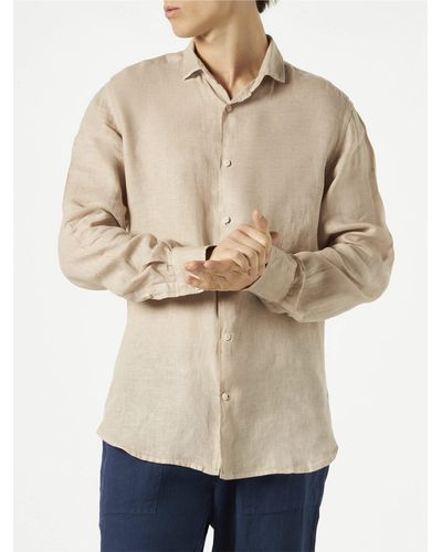 Mc2 Saint Barth Linen Pamplona Shirt - Natural