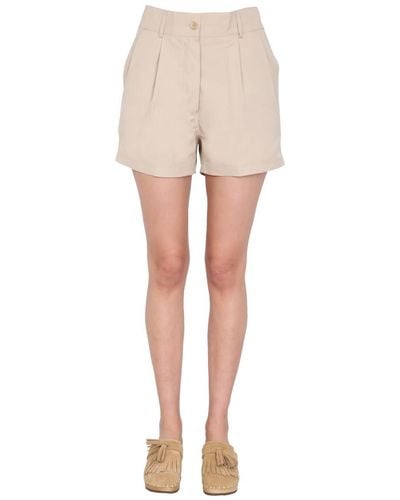 Aspesi Cotton Shorts - Natural