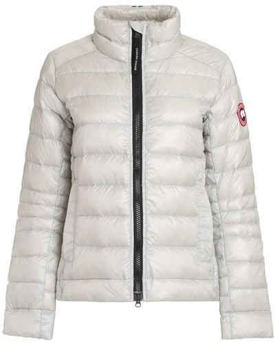 Canada Goose Cypress Hooded Techno Fabric Down Jacket - White