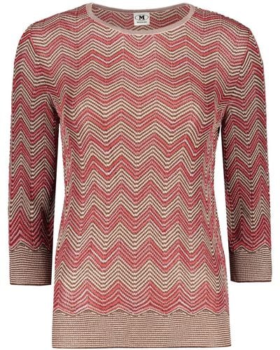 M Missoni Knitted Top - Pink