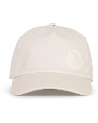 Moncler Logo Patch Baseball Cap - White
