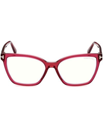 Tom Ford Ft5812 Eyeglasses - Red