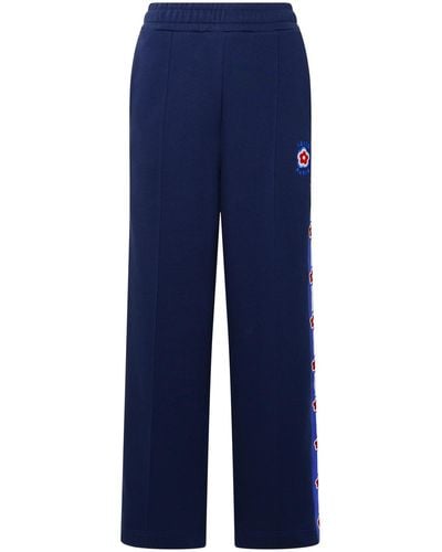 KENZO Blue Cotton Pants
