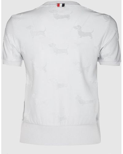 Thom Browne Wool T-Shirt - White