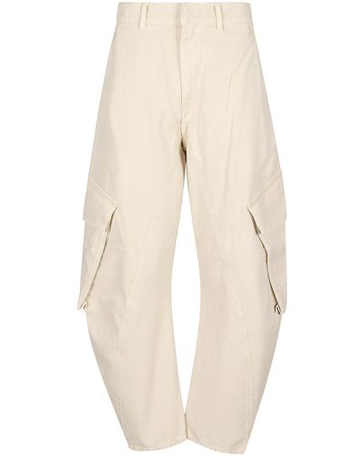 JW Anderson Twisted Cargo Pant - Natural