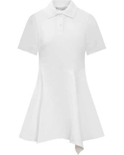JW Anderson Dress Polo Assymetric - White
