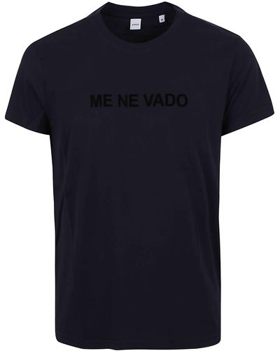 Aspesi T-Shirt Me Ne Vado - Black