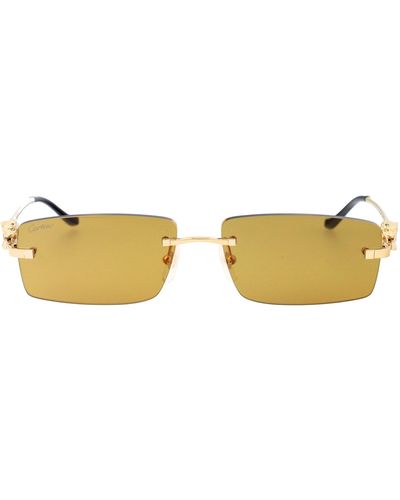Cartier Ct0430S Sunglasses - Yellow