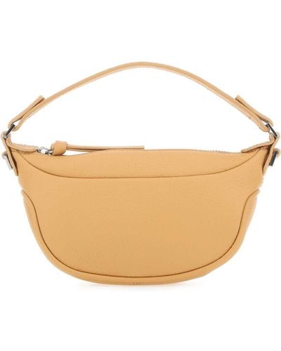 BY FAR Sand Leather Mini Ami Handbag - Multicolour