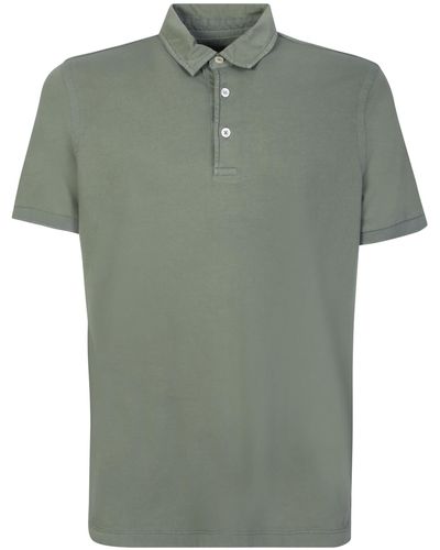 Original Vintage Style Military Polo Shirt - Green