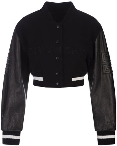 Givenchy Short Bomber Jacket - Black