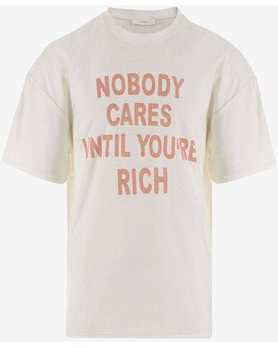1989 STUDIO Cotton T-Shirt With Slogan Print - White