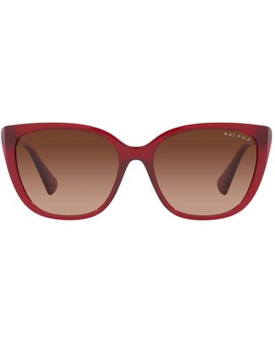 Polo Ralph Lauren Ra5274 Transparent Bordeaux Sunglasses - Pink