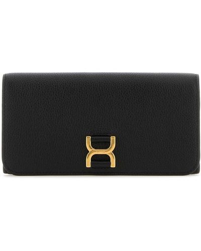 Chloé Leather Wallet - Black
